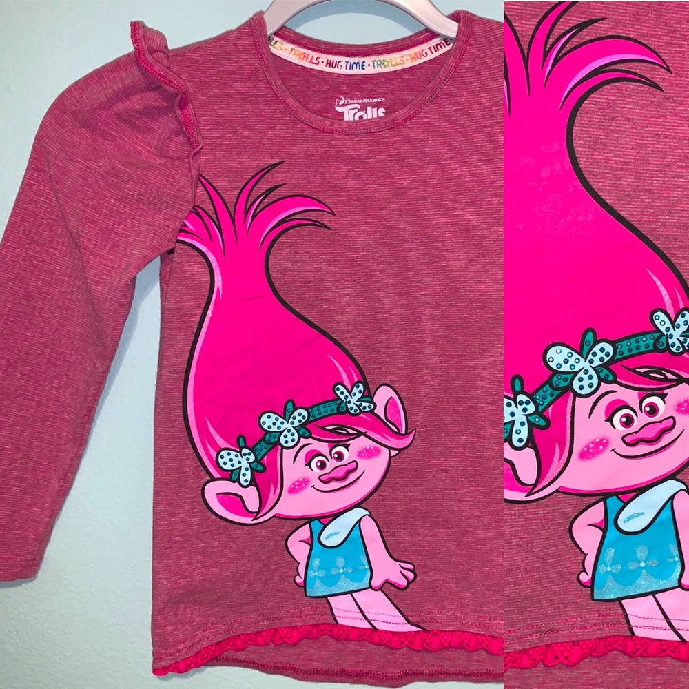 Dreams World Trolls Poppy Girls' Long-Sleeve